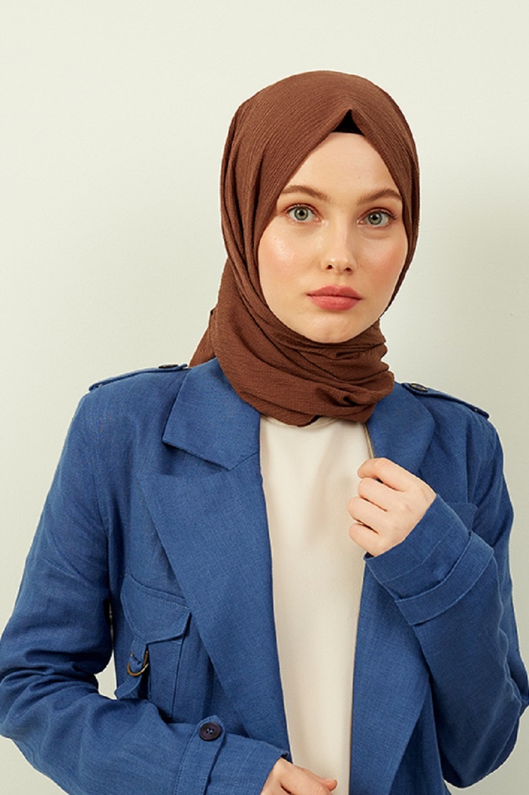 Madame Polo Mio Cazz Şal - Acı Kahve