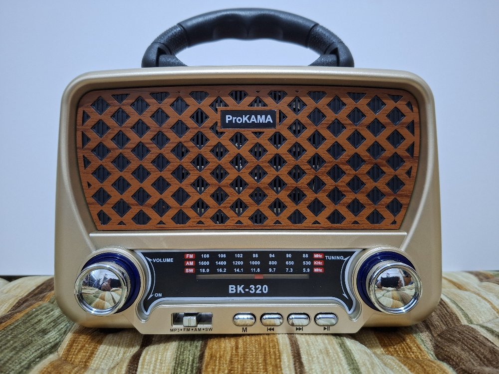 PRO KAMA BK-320 solarlı nostaljik dekoratif radyo