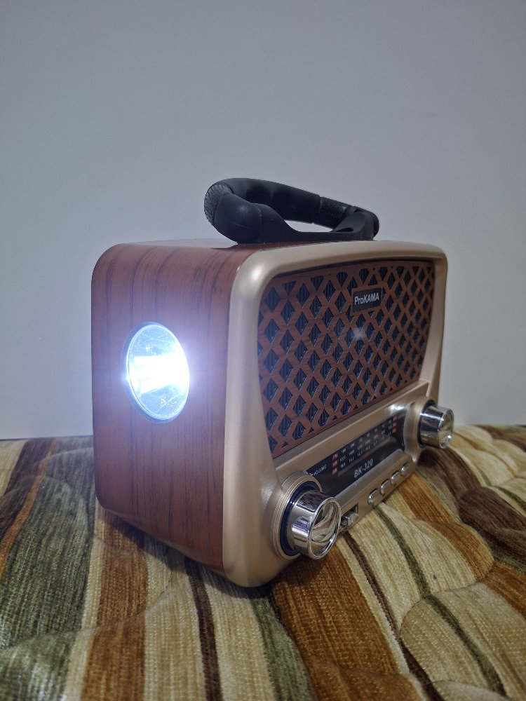 PRO KAMA BK-320 solarlı nostaljik dekoratif radyo