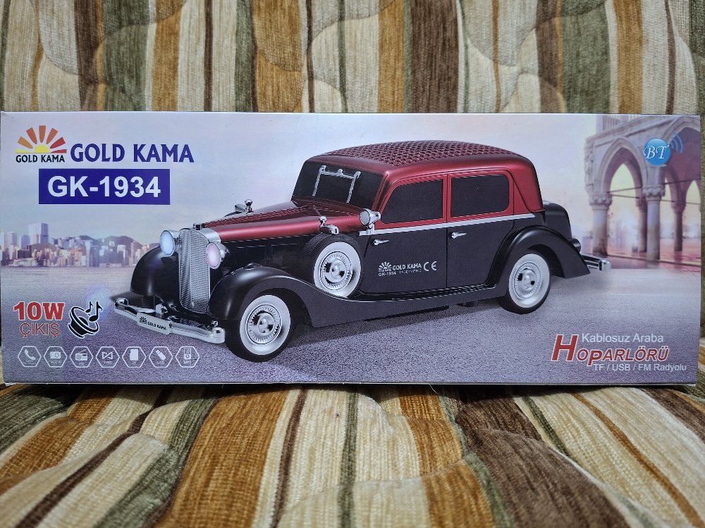 GOLD KAMA GK-1934 kablosuz araba hoparlörü