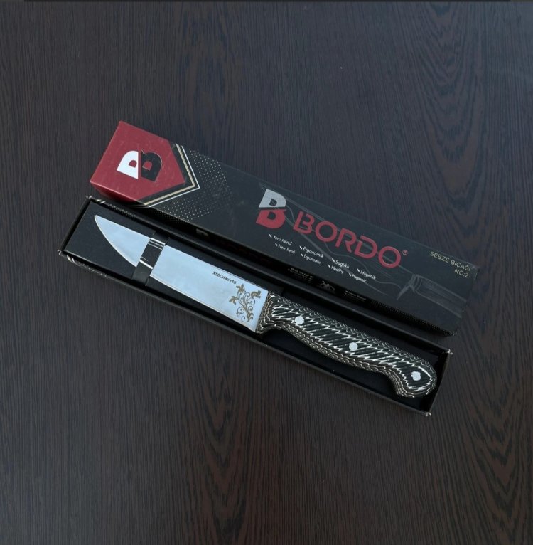 Bordo 2 numara sebze bıçağı