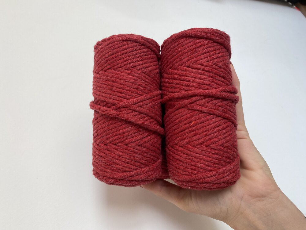 Kırmızı Makrome İpi 250gr 3mm