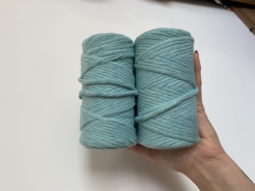 Su Yeşili Makrome ipi 250gr 3mm