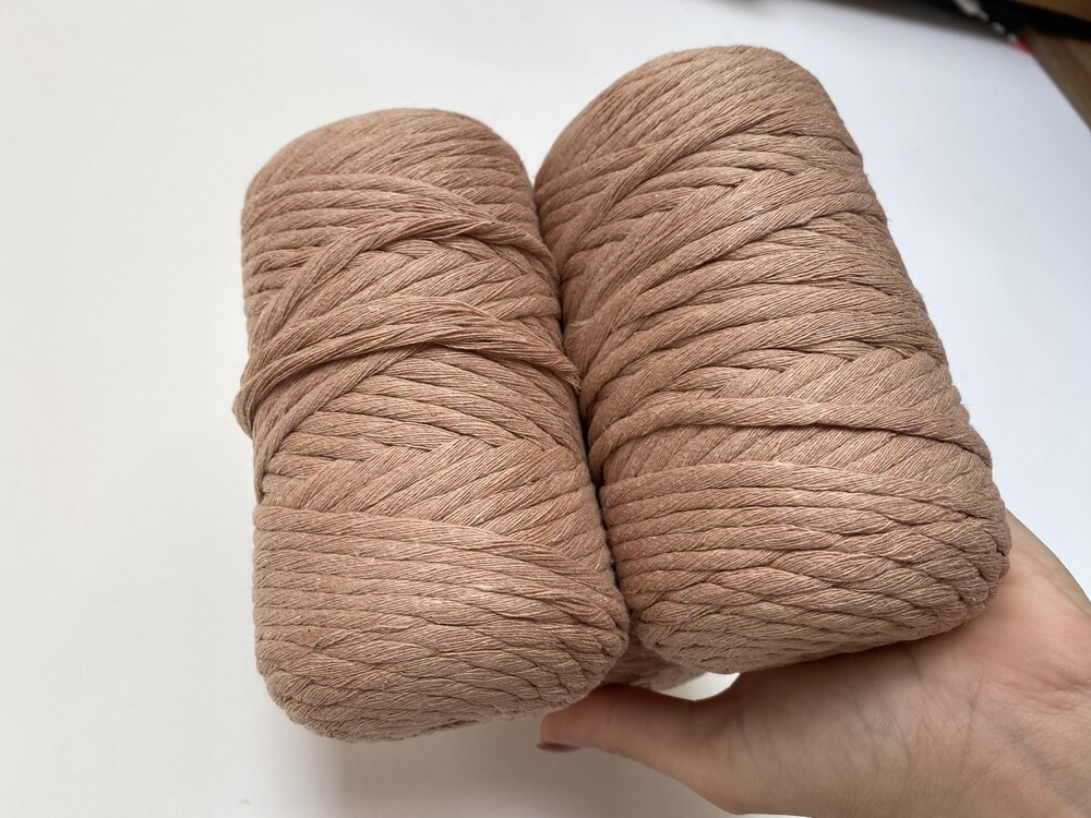 Sütlü Kahve Makrome ipi 250gr 3mm