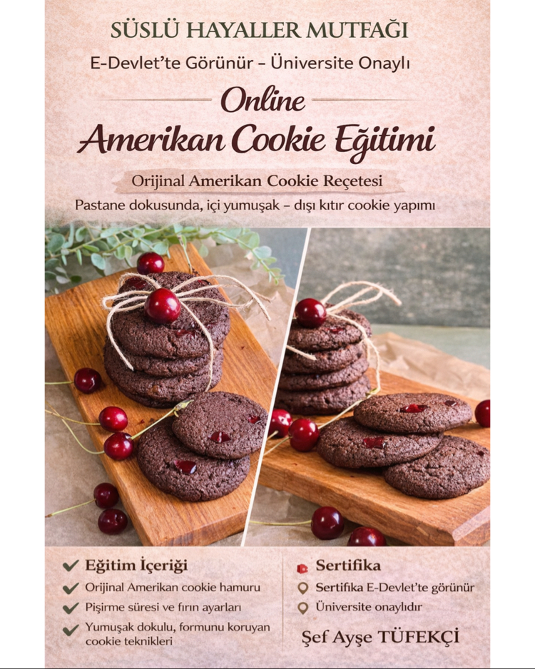 online american cookie eğitim