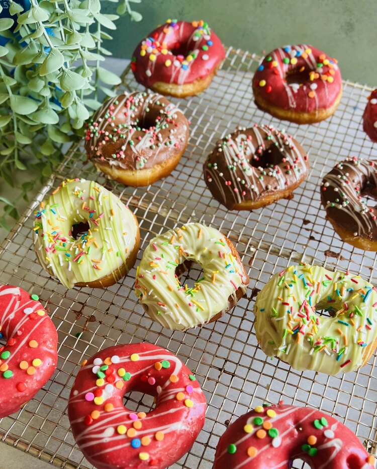 Donut berliner Alman pastası eğitim