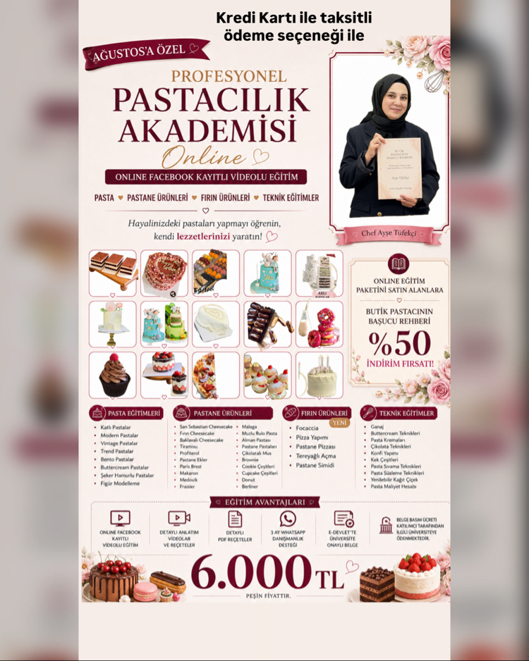 Online eğitim+Pastacının başucu rehberi