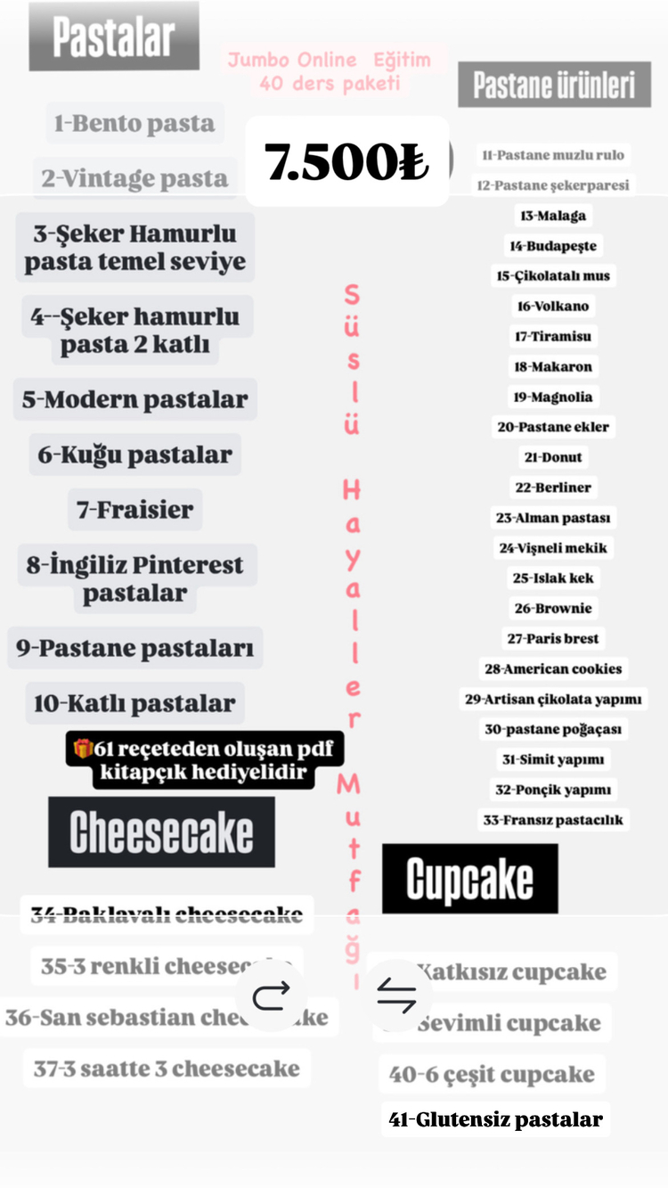 40 ders eğitim paketi