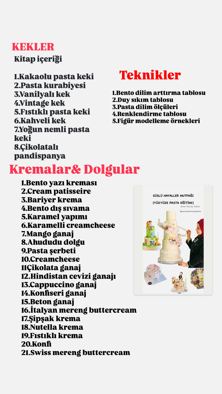 İleri seviye pastacılık kitabı 2