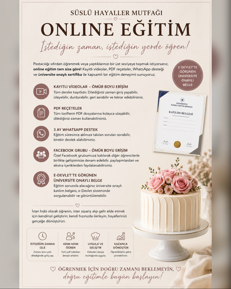 Online Pastacılık Akademisi