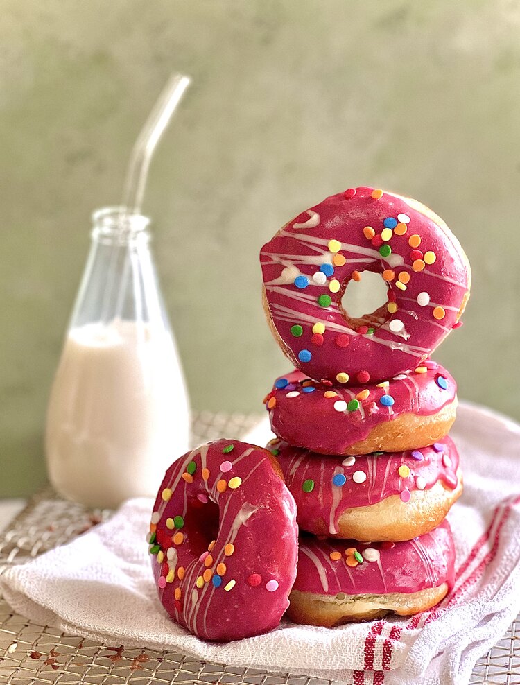 Donut berliner Alman pastası eğitim