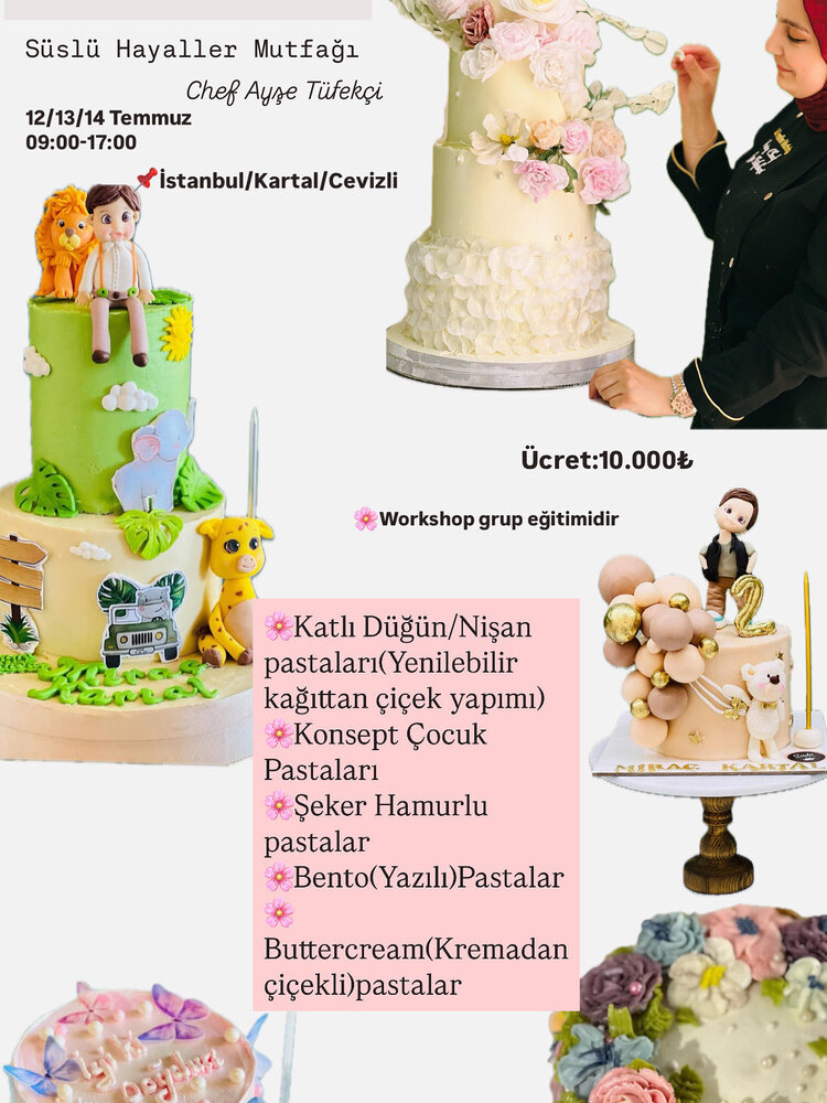 Yüzyüze pastacılık eğitimi