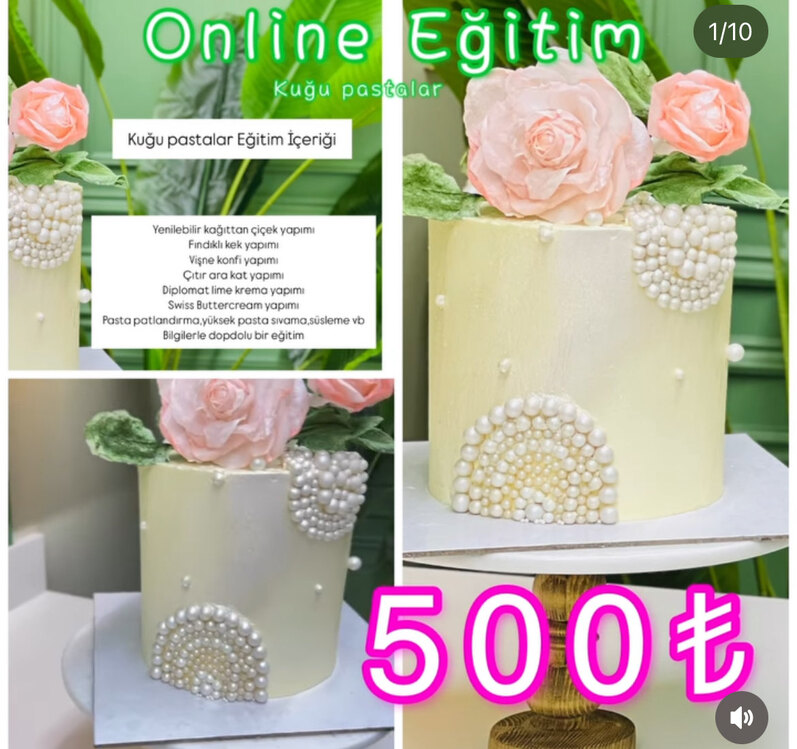 Kuğu pastalar eğitim