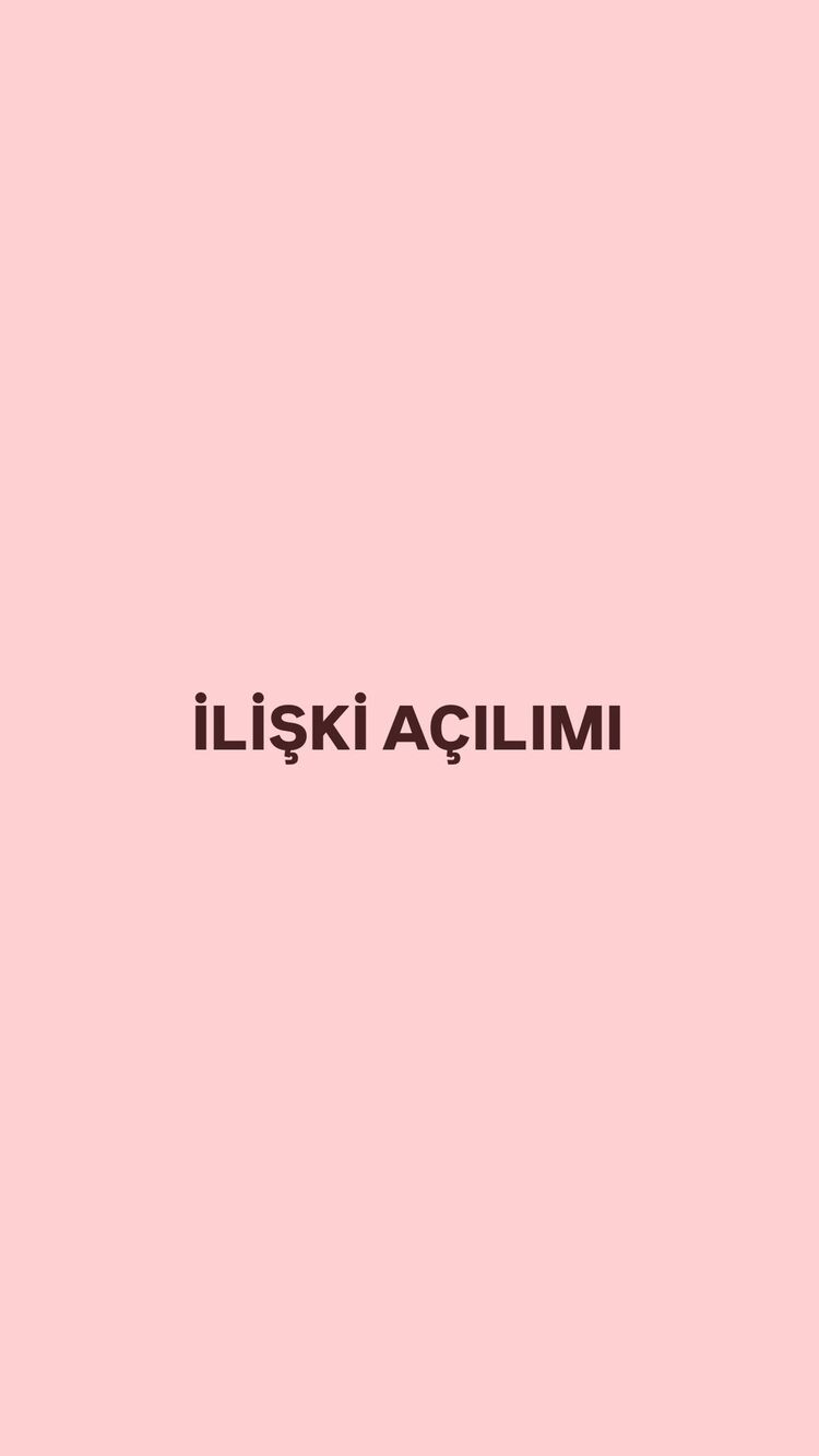 İLİŞKİ AÇILIMI