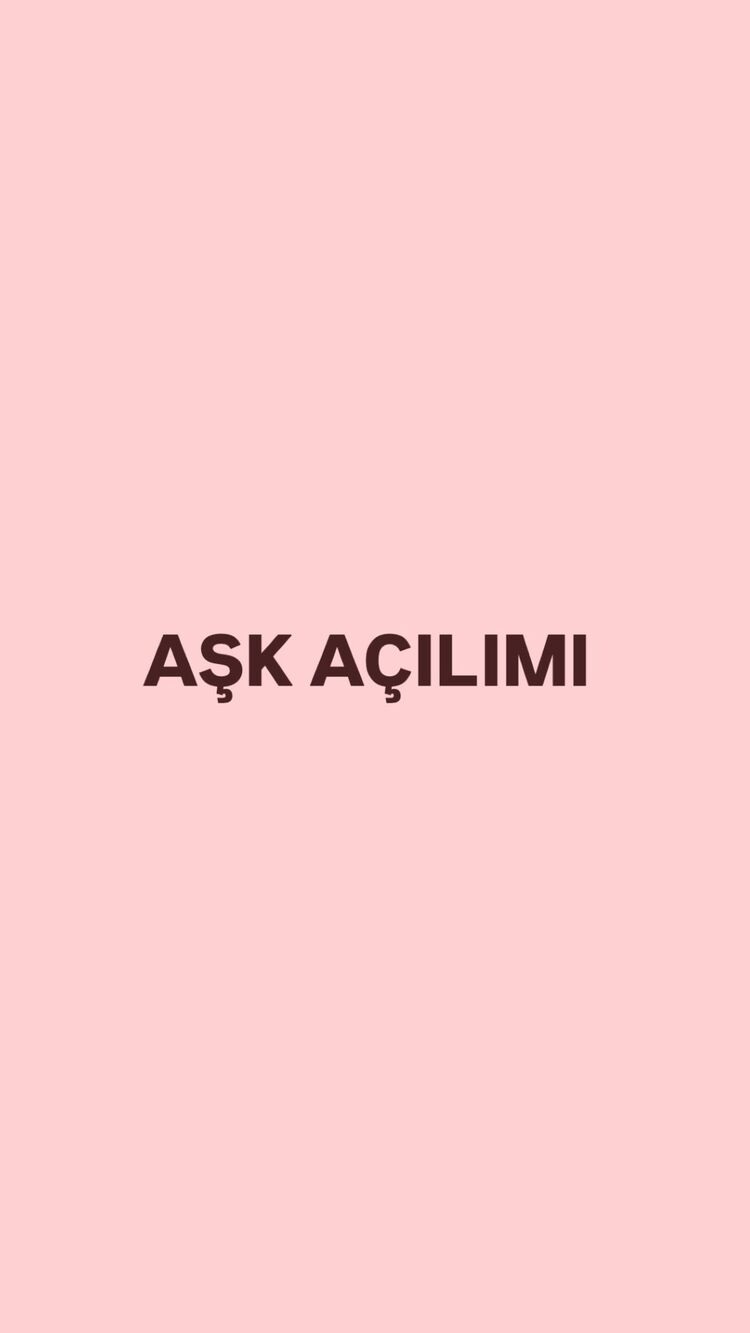AŞK AÇILIMI