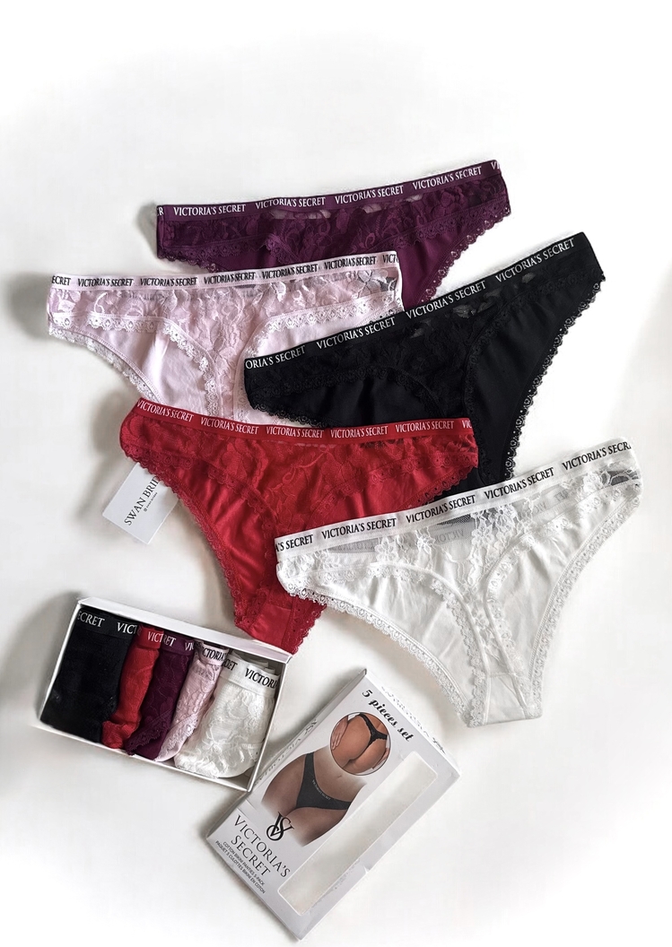 Victoria’s secret Angel 5’li Dantel Tanga Set
