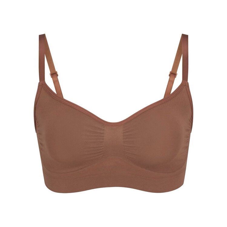 SKIMS Kahve Dikişsiz Bralette