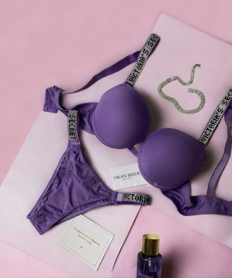 VS KAMPANYA Very Sexy Shine Destekli Sütyen Takım