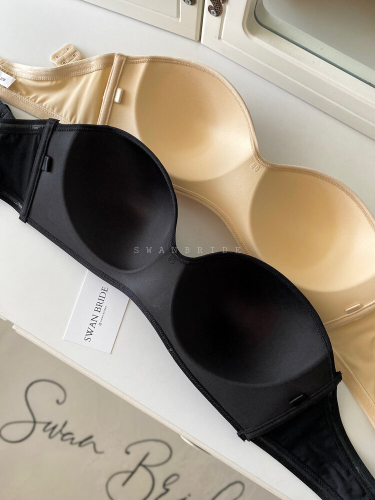 SW0103- Bandeau Ön Bantlı Straplez Sütyen
