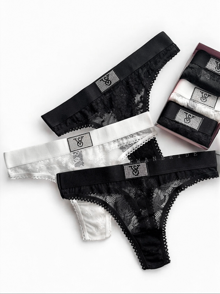 Victoria’s Secret Very Sexy 3’lü Tanga Set ÇANTA HEDİYELİ