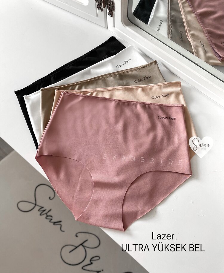 SW0146- Hiç Çamaşırı • Lazer Kesim ULTRA YÜKSEK BEL 5’li Set