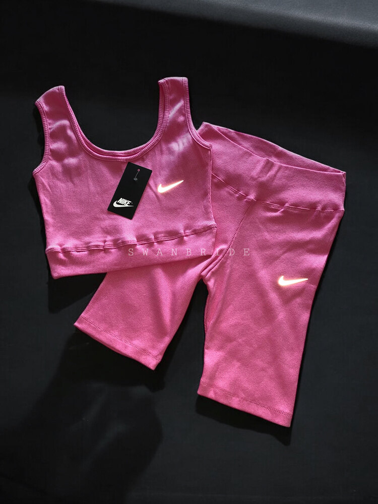 SW0067- Nike Basic Şort Tayt Takım Reflektörlü