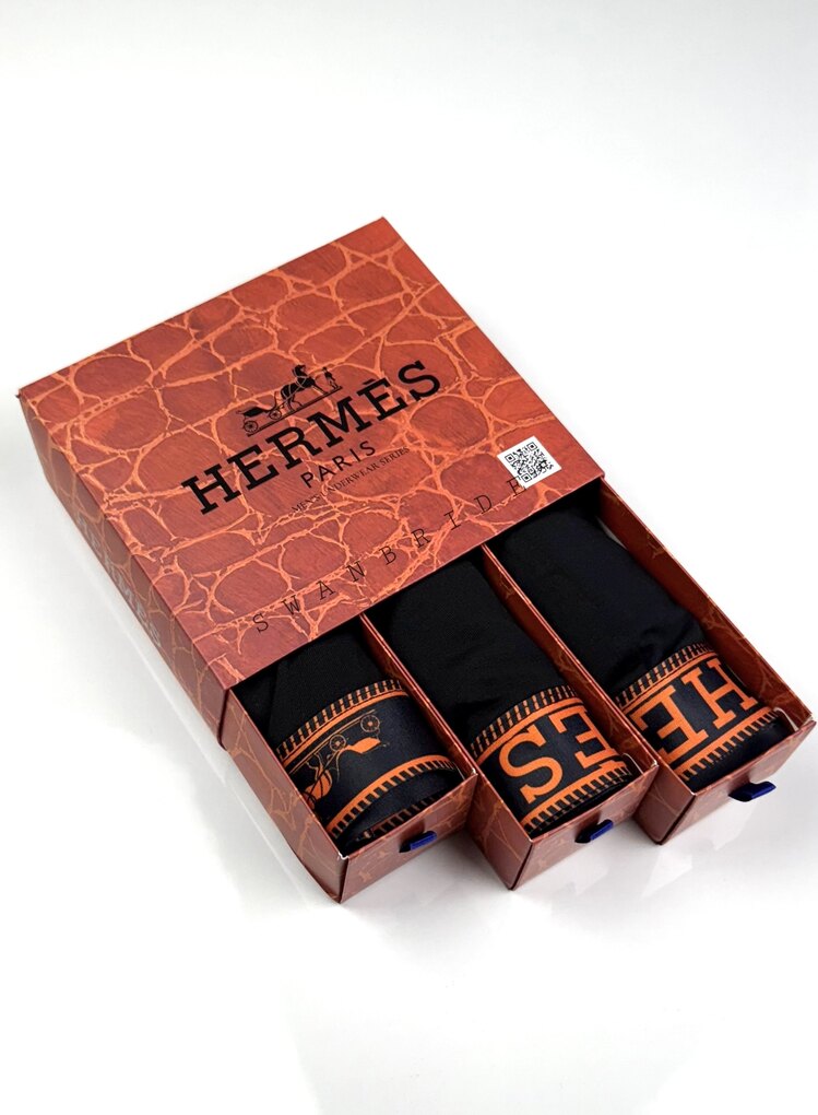 Hermes Black  Premium Erkek Boxer Set 