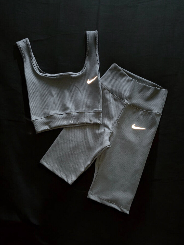 SW0067- Nike Basic Şort Tayt Takım Reflektörlü