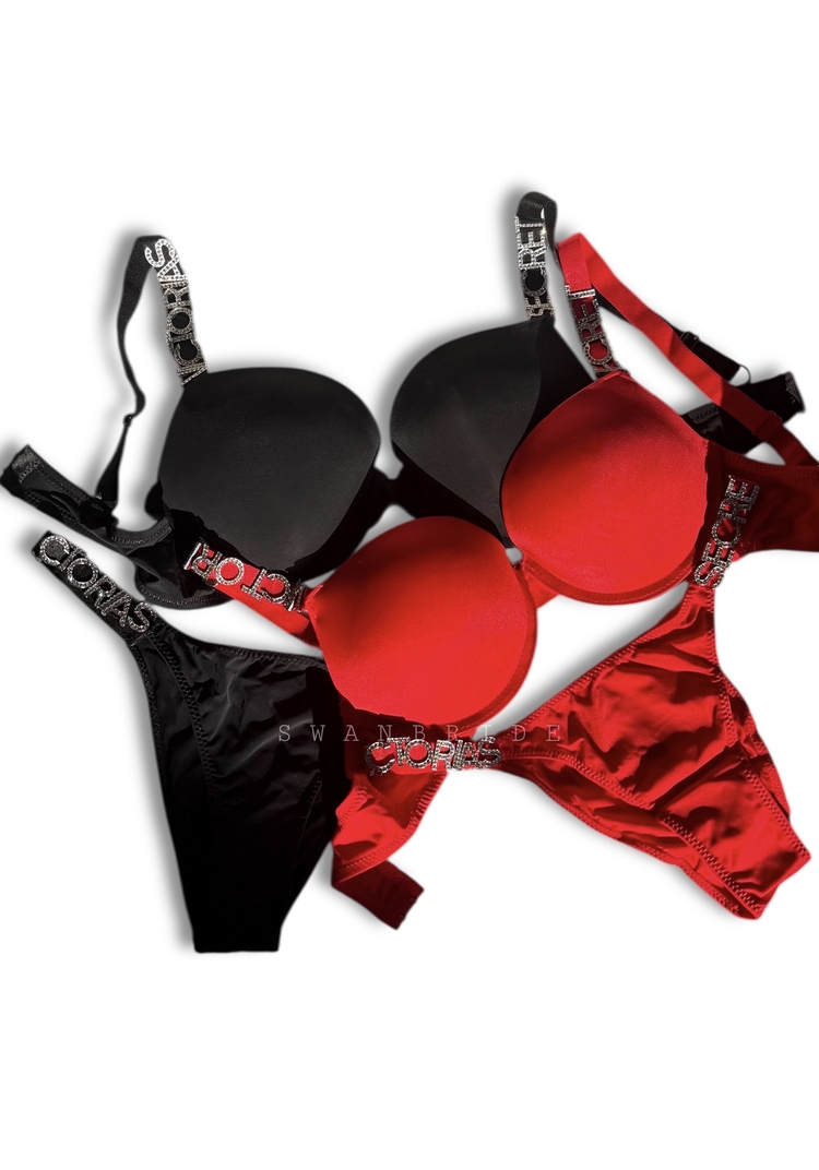 Victoria’s Secret Swarovski Harf Destekli Push-up Takım