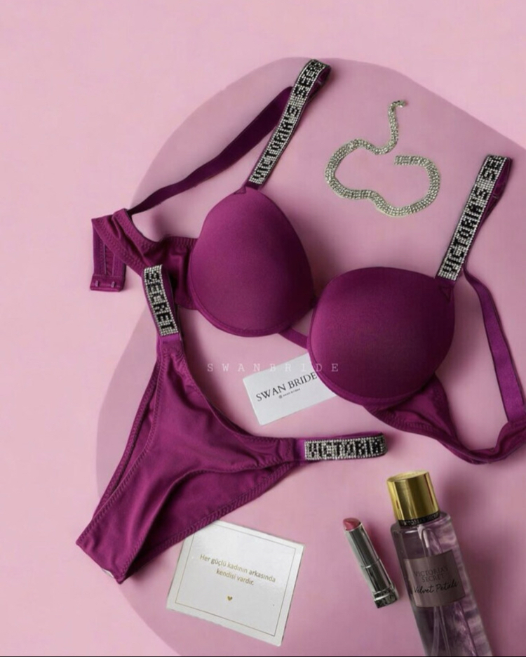 VS KAMPANYA Very Sexy Shine Destekli Sütyen Takım