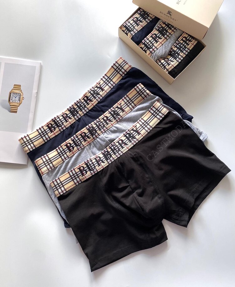 SW0074- Burberry Erkek Boxer Set