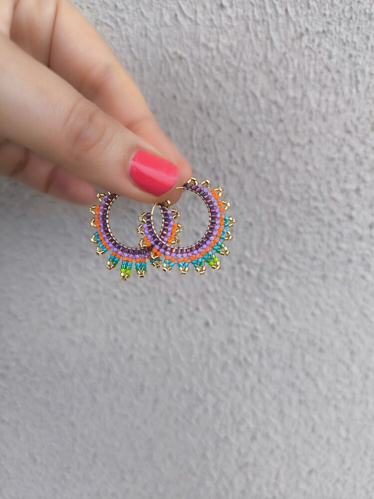 Miyuki Saçaklı Küpe