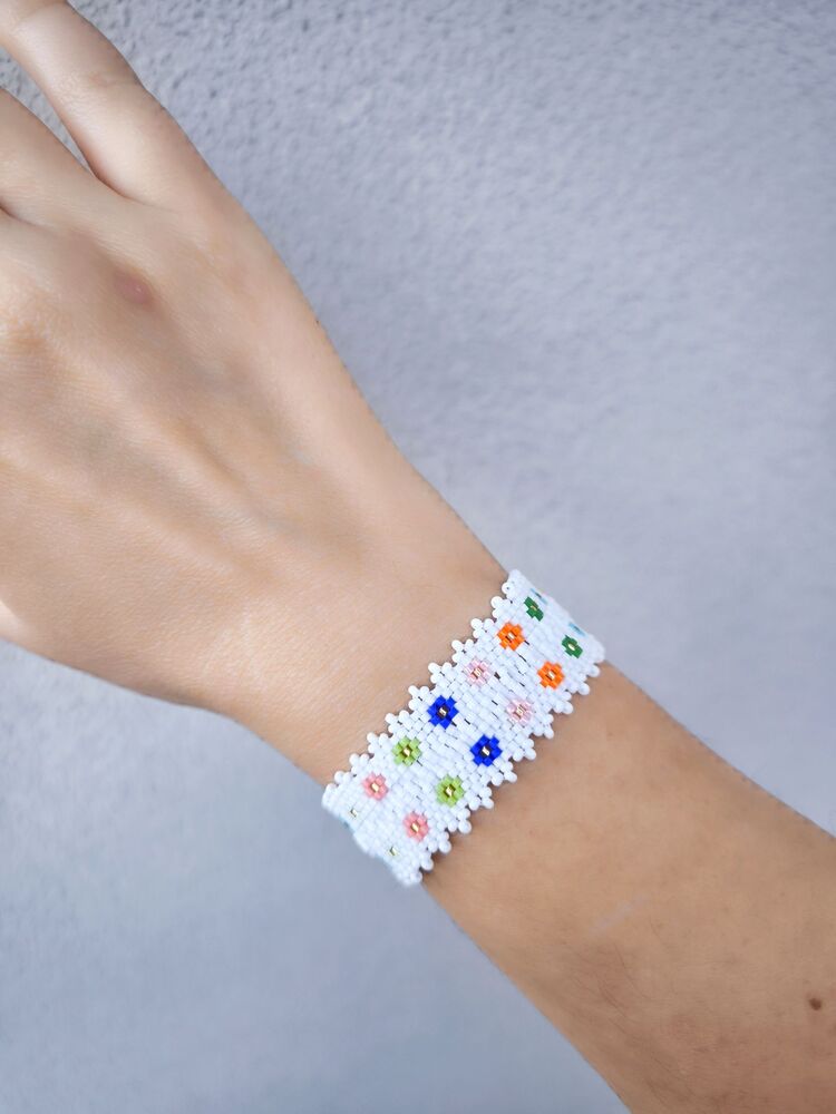 Miyuki Papatyalı Bileklik 
