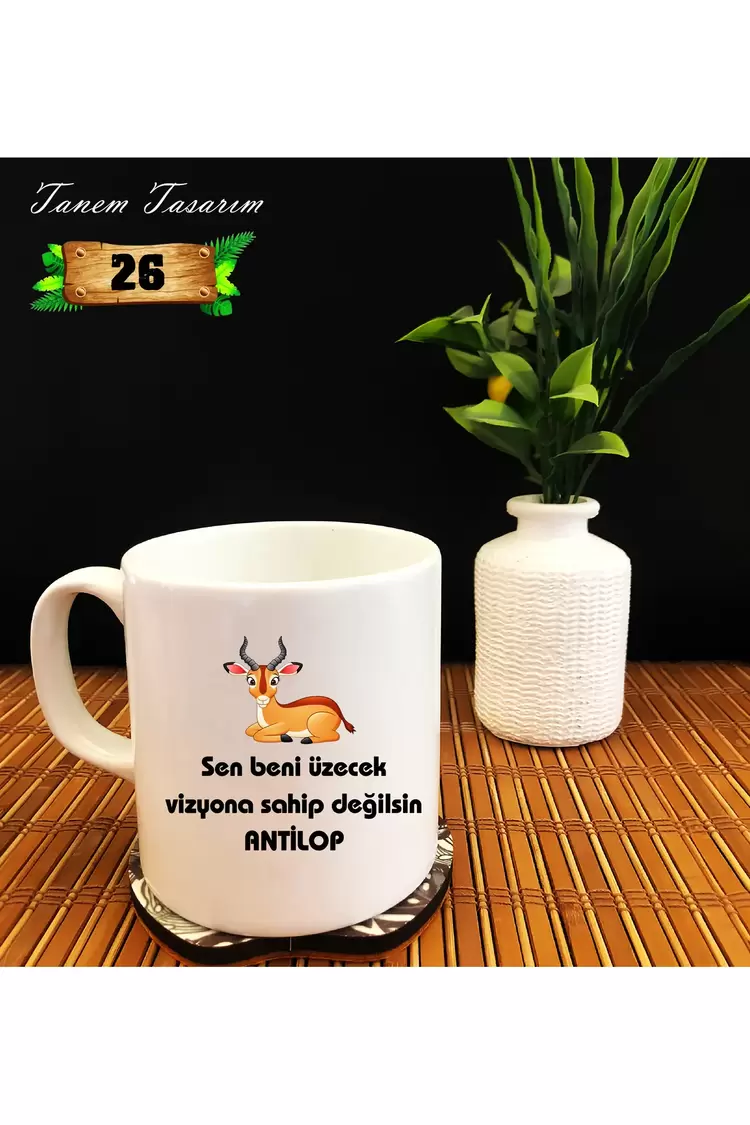 Sen Beni Üzebilecek Vizyona Sahip Değilsin Antilop - Beyaz Kupa