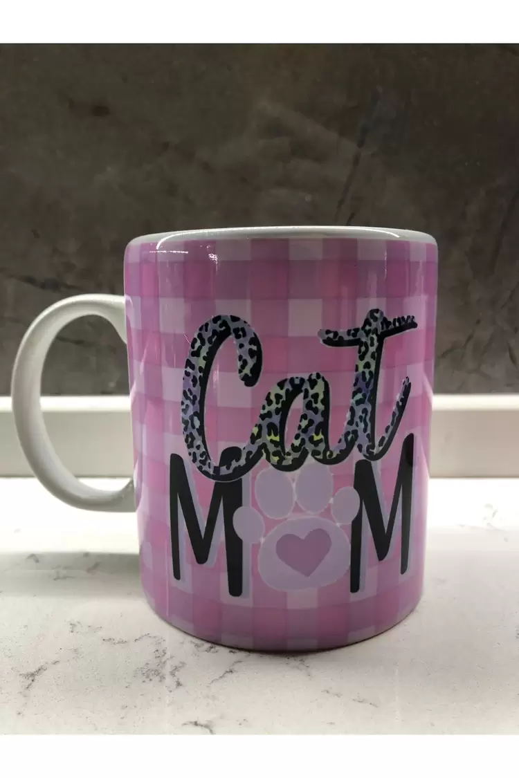 Cat Mom Kupa Bardak