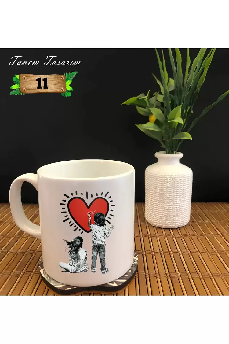 Sevgiliye Özel Romantik - Beyaz Kupa