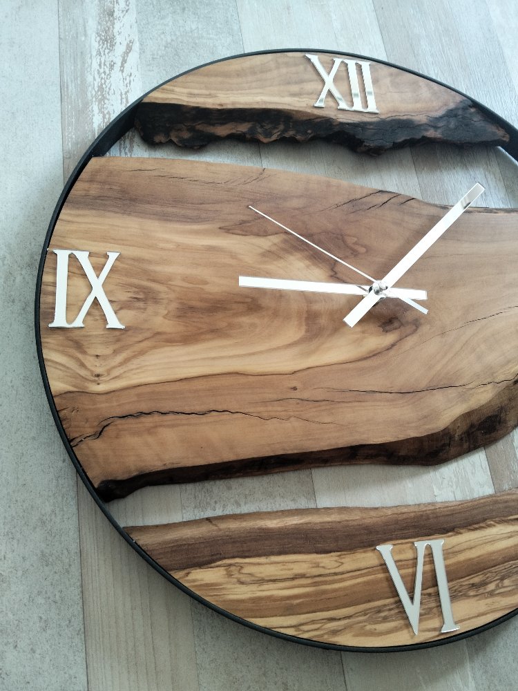 AHŞAP DUVAR SAATİ 50 cm.