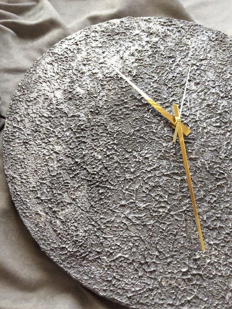 Beton Efekt Duvar Saati (50 cm. çap)