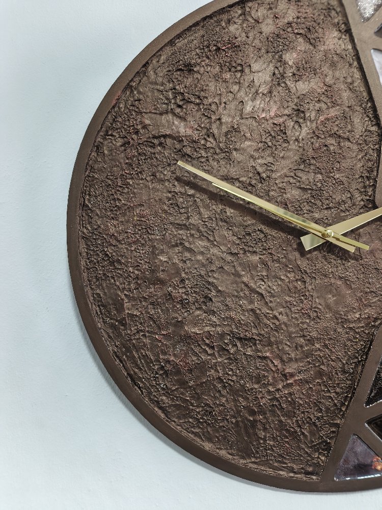 BETON-EPOKSİ DUVAR SAATİ 50 CM. 