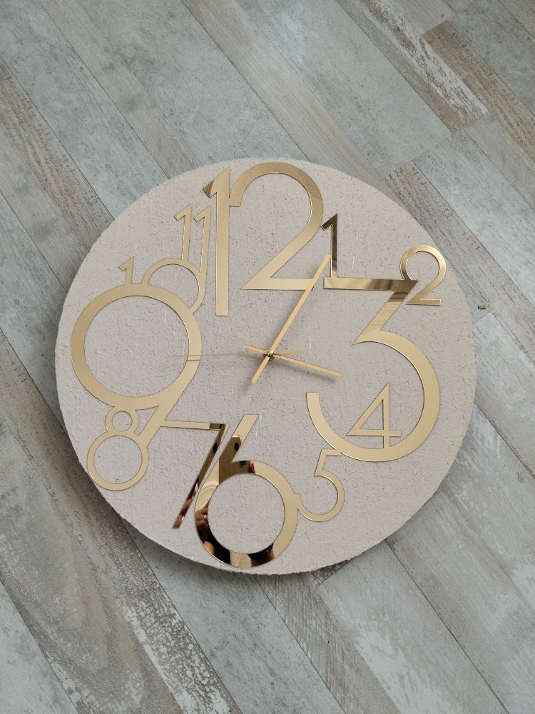 TRAVERTEN Doku Duvar Saati 50 cm . çap