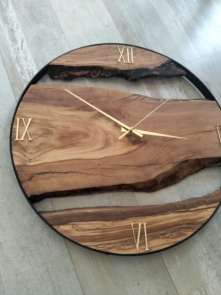 AHŞAP DUVAR SAATİ 50 cm.
