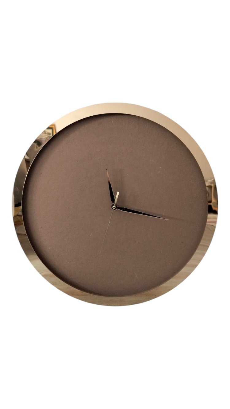 MDF+PLEKSİ SAAT 49,5 cm.