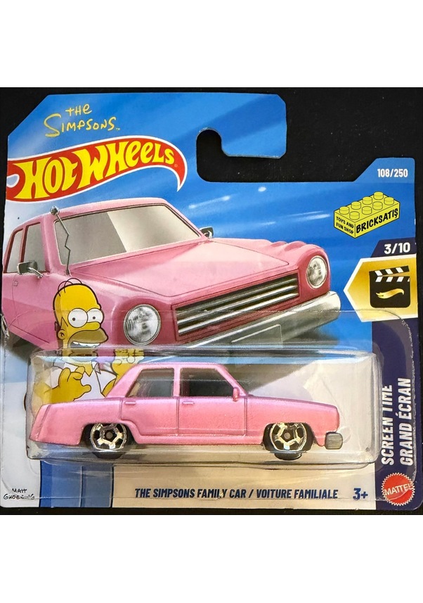 Hot Wheels Screen Time The Simpsons Family Car JJJ68