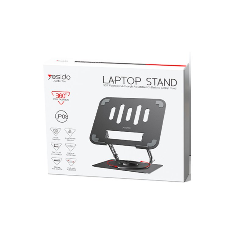 Yesido LP08 360 Derece Ayarlanabilir Masaüstü Laptop Standı
