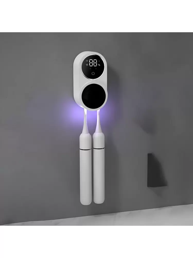 Pluzz Diş Fırçası Tutacağı Şarj Edilebilir ve Sensörlü Uv Sterilizatör