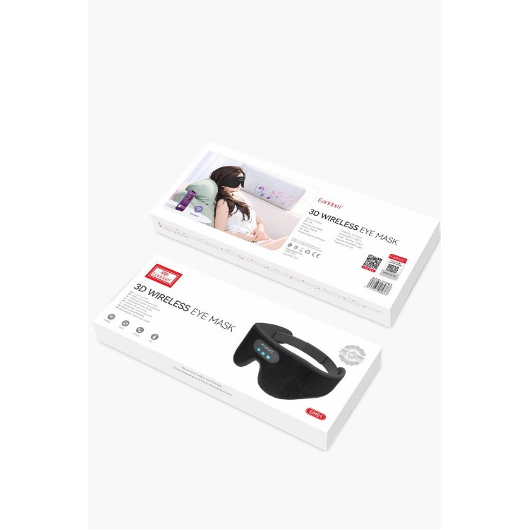 Earldom EM01 BT 3D Ses Özellikli Kablosuz Göz Maskesi - Siyah
6973232089867