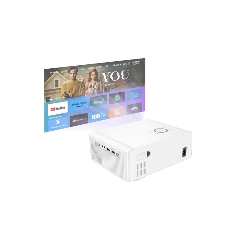 Hoco. DT3 Smart Elektrik Otomatik Odaklanma 1080P Android Wifi Kablolu Projeksiyon