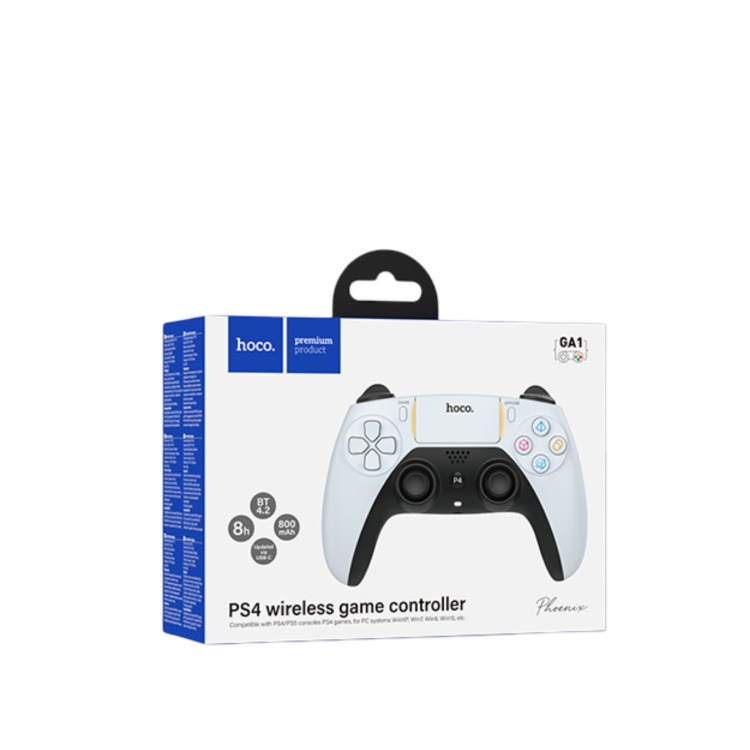 Hoco. GA1 Phoenix Çoklu Platform Uyumlu (PS4 ve PC) Kablosuz Oyun Kolu