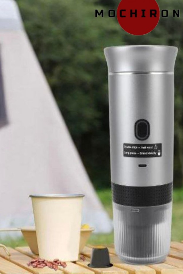 Mochiron Taşınabilir Espresso Kahve Makinesi Şarjlı Kapsül ve Öğütülmüş Kahve ile uyumlu