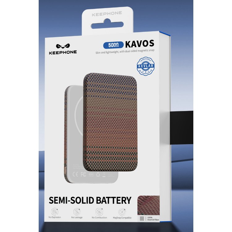 Keephone PB55 Kavos Kevlar 5.000 mAh 20W Powerbank